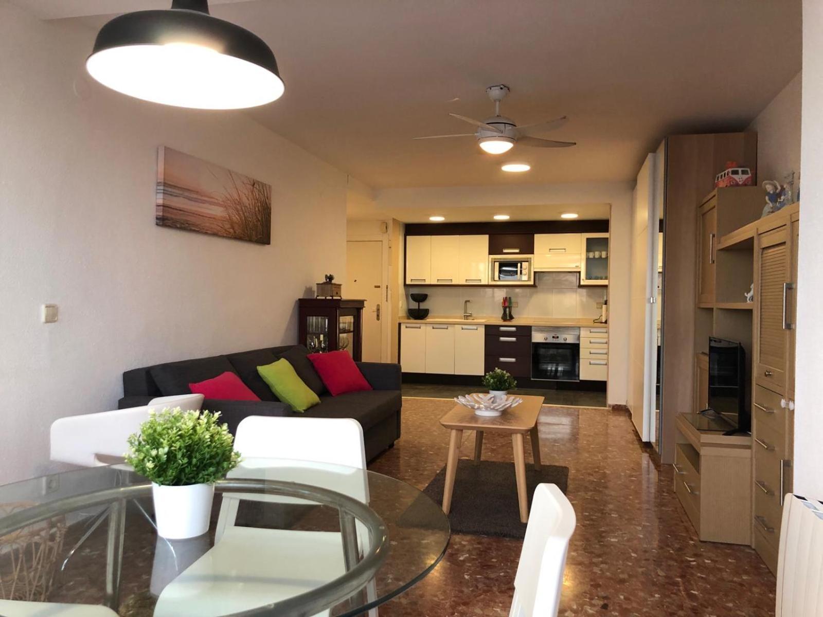 Apartamento Arensol En Primera Linea De Playa Cullera Dış mekan fotoğraf